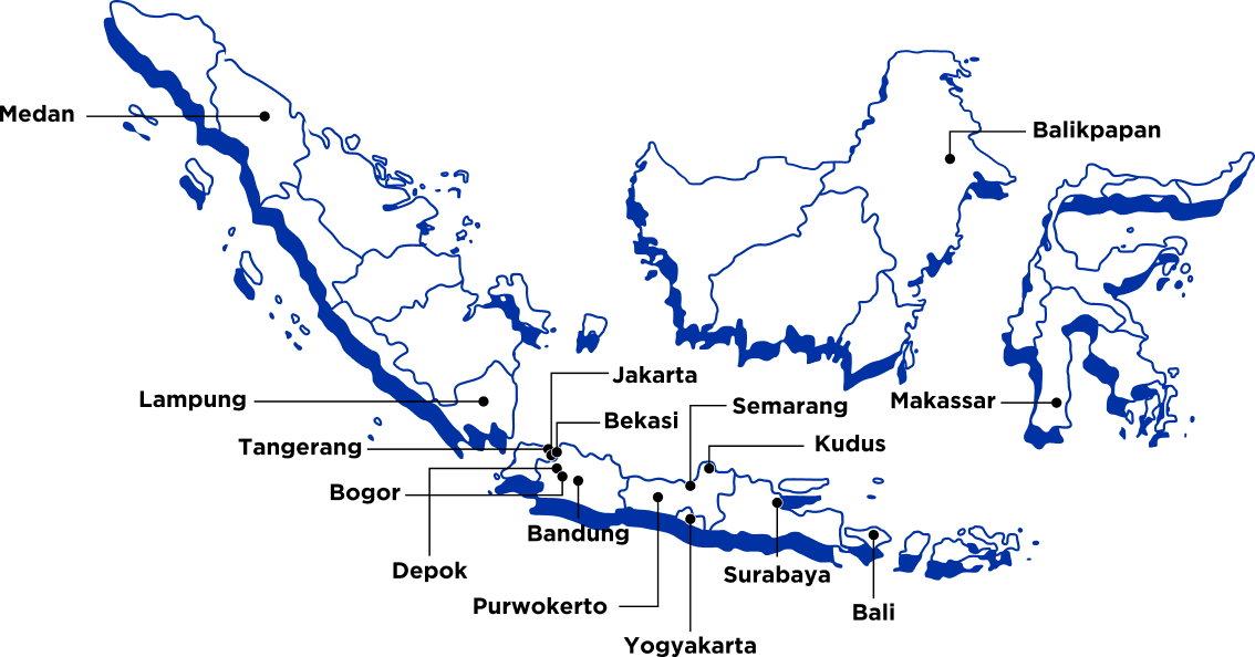 Map Indonesia JLM